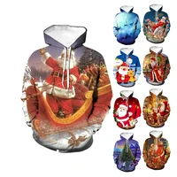 

3d Hoody Sweatshirt Christmas Clothes Sweatshirts Men Clothing Tie Dye Hoodies Sublimation Hoodie