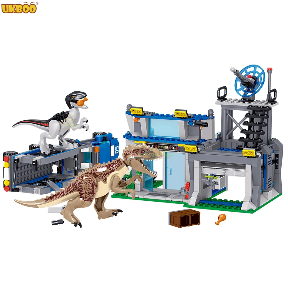 

559 pcs Balok Bangunan Dinosaurus World untuk Hadiah Ulang Tahun