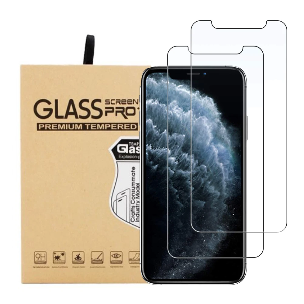 

2Pack 9H Tempered Glass Screen Protector for iPhone 11 Pro Max