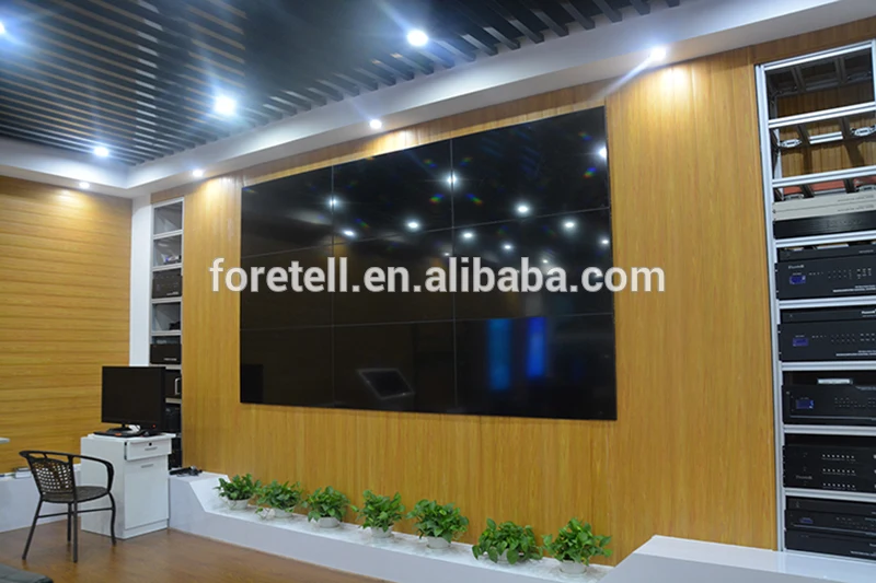 Foretell 42 inch samsung panel advertising display screen video wall player with matrix spliter