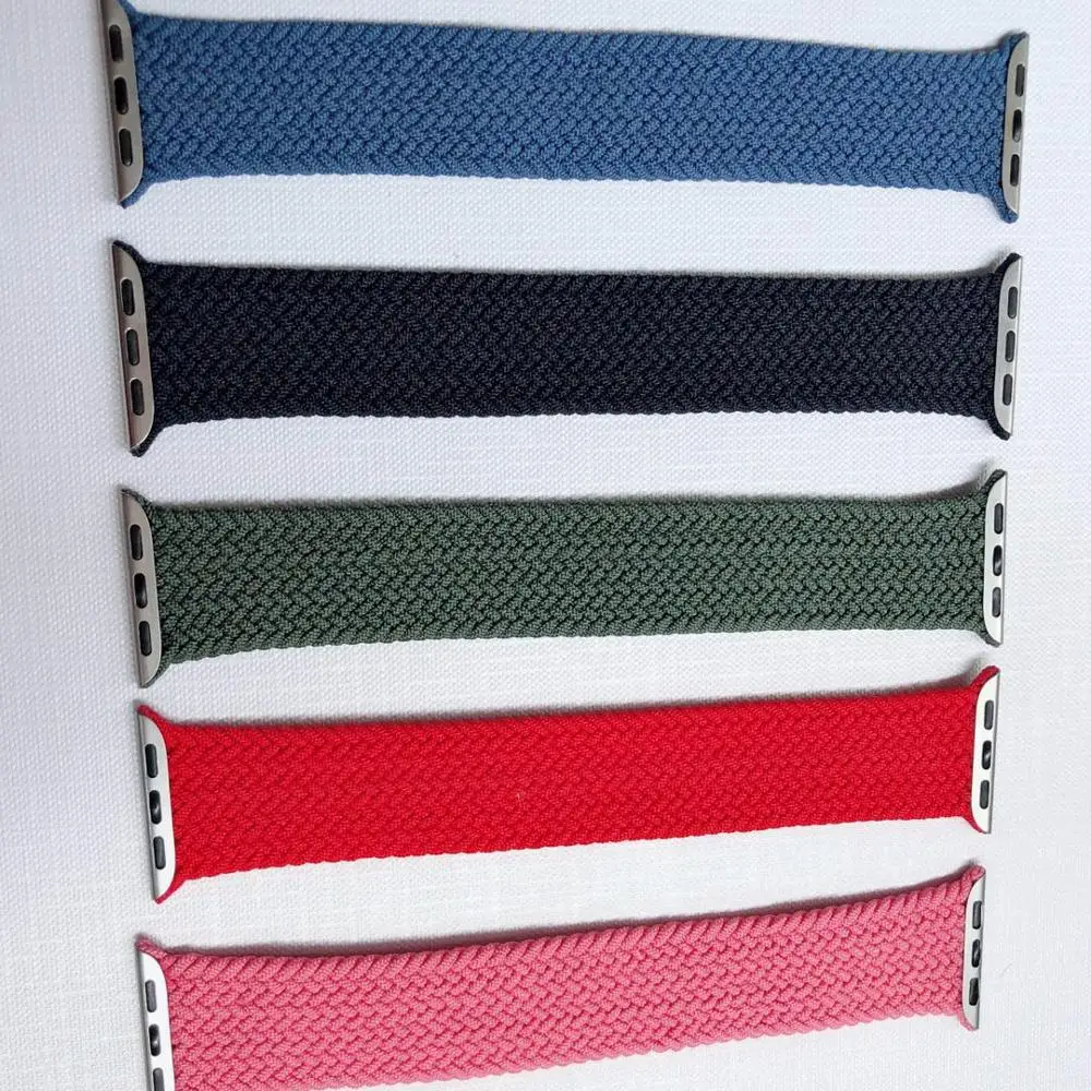 

Luxury nylon woven watch strap for boys and girls for Apple, Multi color