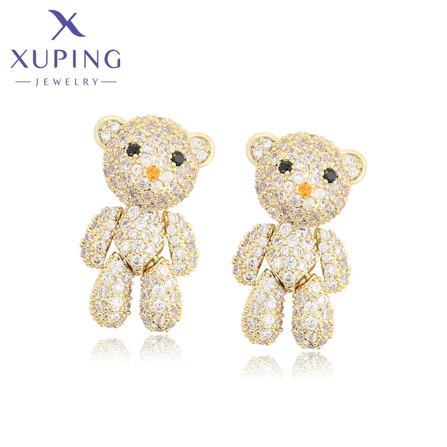 

BLE-2169 Xuping Jewelry fashion 14K gold color earring Women romantic sweet high end wholesale classic cute earring