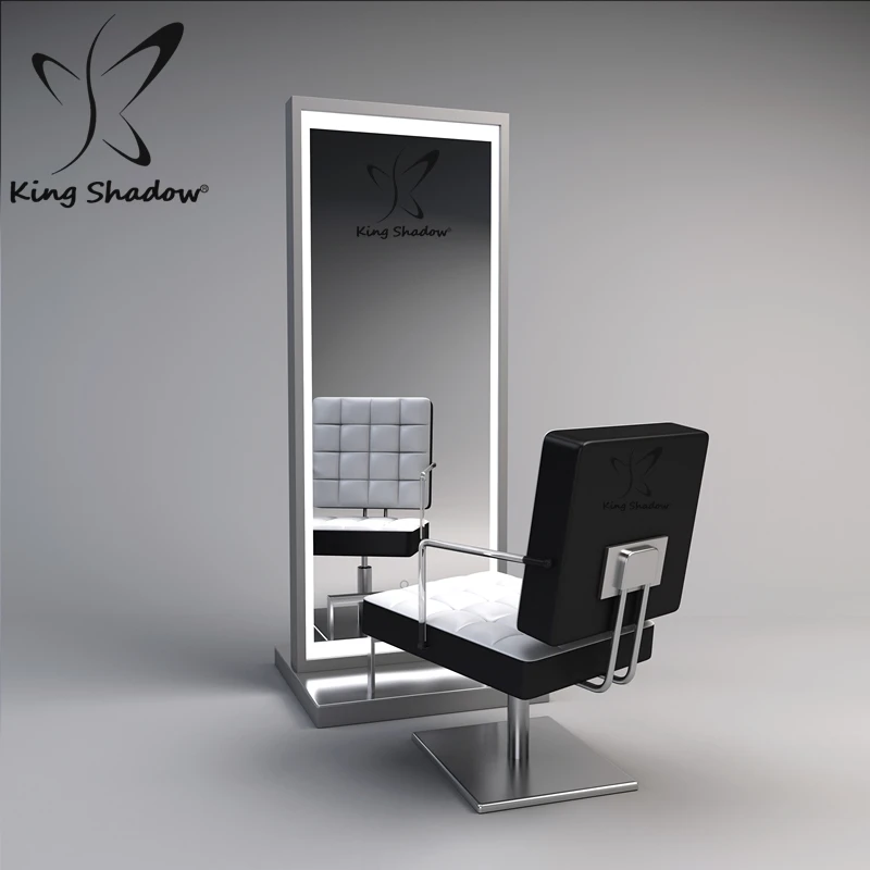 

kingshadow barber mirror for hair cutting in stainless steels mirror