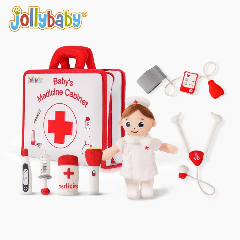 

hot sale factory Children Medical Simulation Medicine Chest Set Pretend Play Educational Doctor Toys