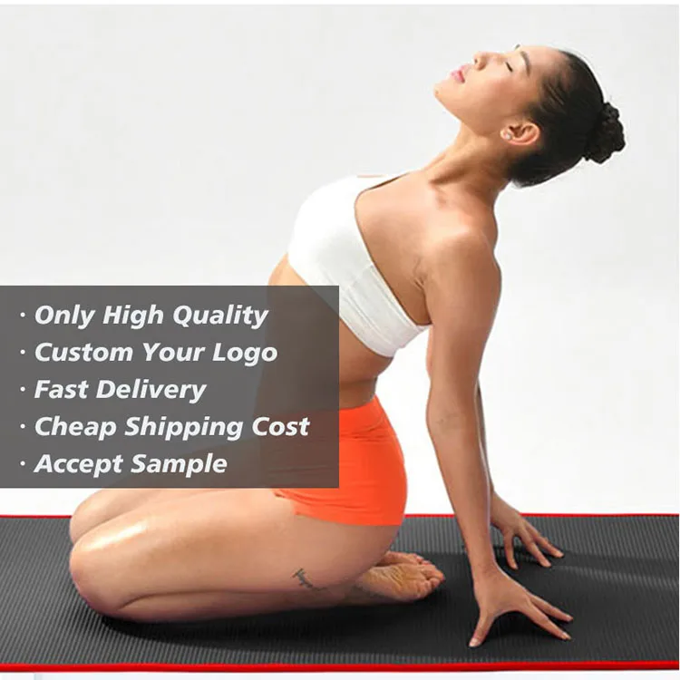 

Factory Wholesale High Quality guangdong yoga mat grounde mats grey, Black+red
