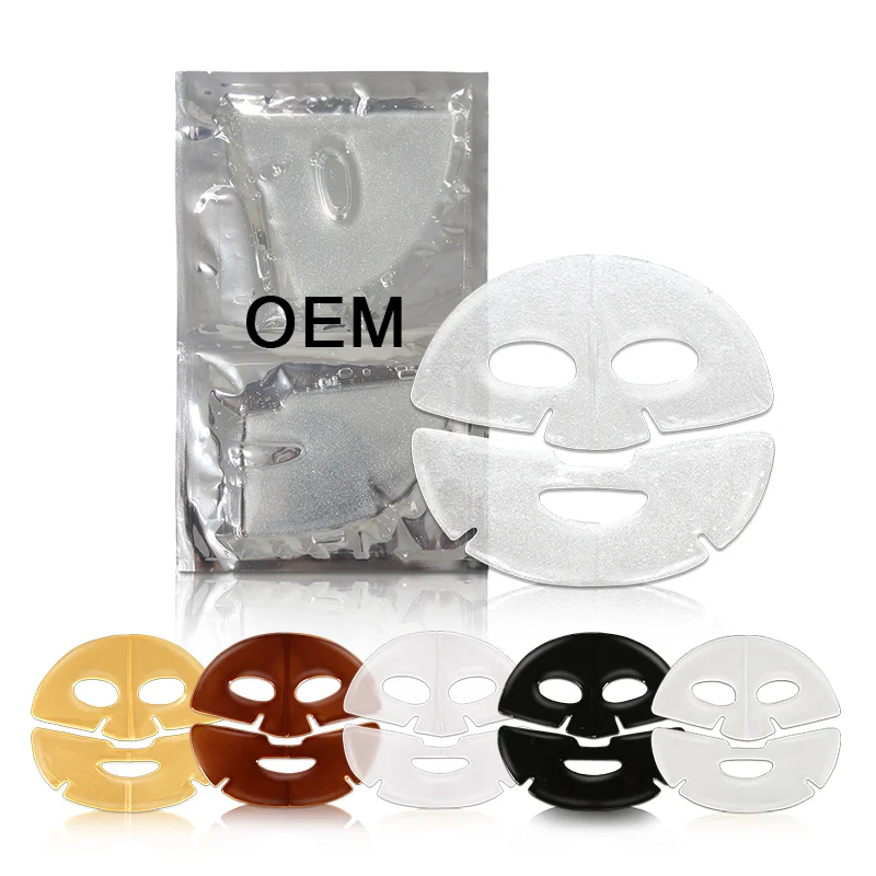 

Best Private Label Diamond Sliver Glitter Collagen Crystal Facial Mask Sheet