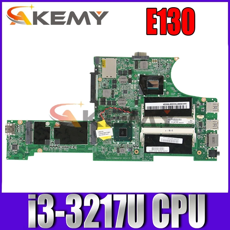 

Akemy 04Y1000 04X0701 Laptop Main Board For ThinkPad E130 Motherboard System Board i3-3217U HM77 DDR3