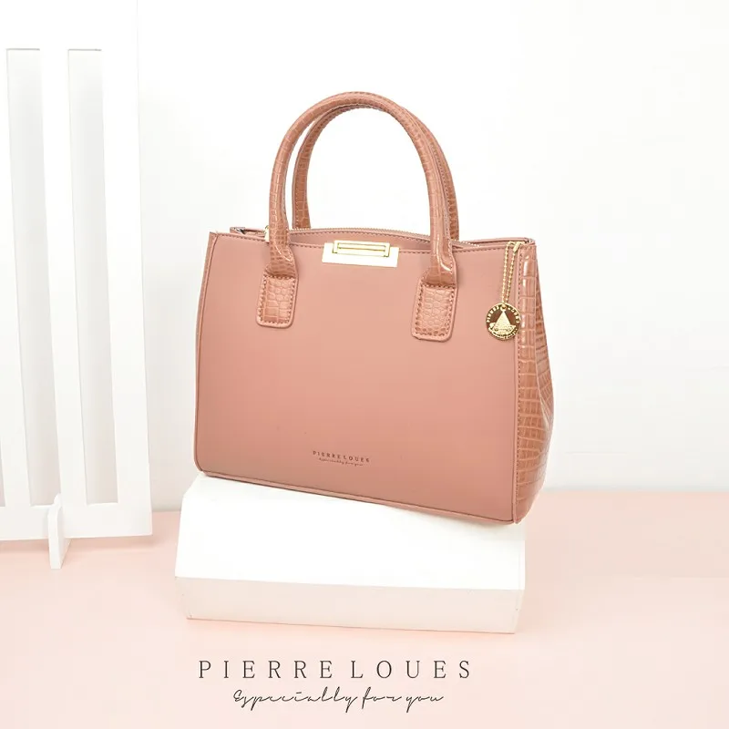 

Pierre Loues high quality and hot selling PU leather ladies handbags