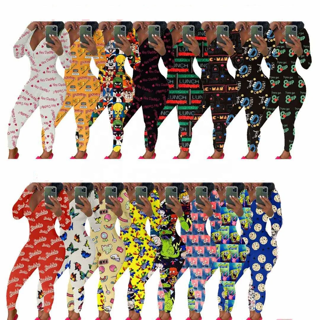 

night wear sleepwear onsie custom print onesie adult onesie women pajama, Pink