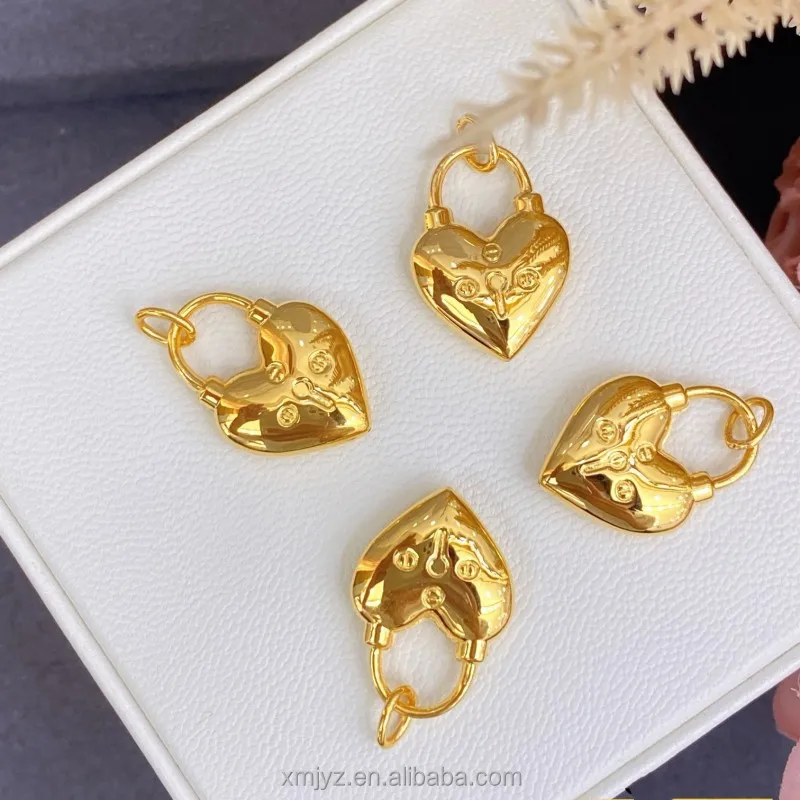 

Certified In Stock Wholesale 5G Yellow Gold Pendant All-Match Pure Gold 999 Female New Pendant 24K Gold Pendant