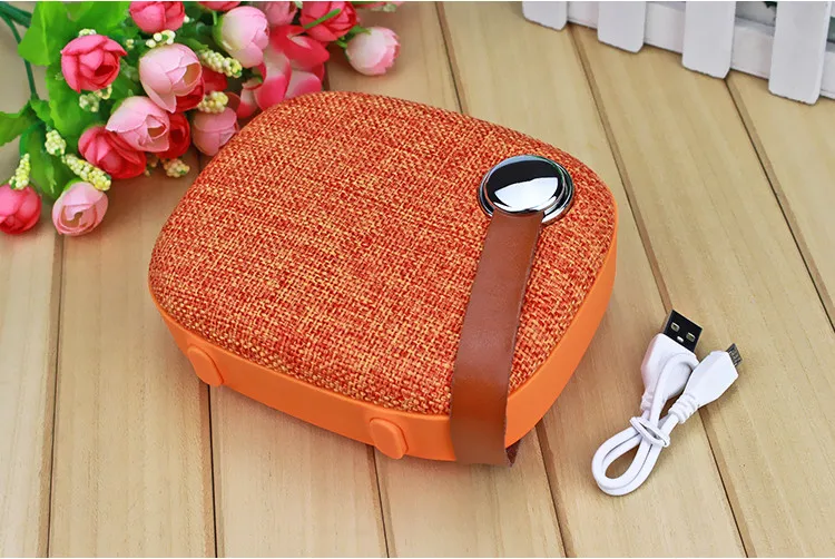 Free Shipping Outdoor Easy Carrying Square Wireless Mini Fabric Blue Tooth Home Spekers Bluetooth Marshall Party Speaker - ANKUX.COM