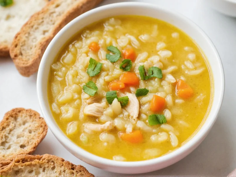 Easy Chicken and Rice Soup: 25-Minute Recipe