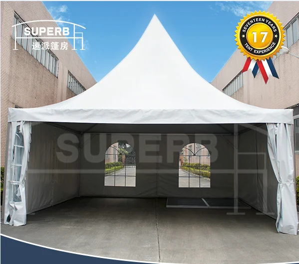 

5x5m pagoda marquee outdoor gazebo canopy party tent for rental, White red.blue.green.yellow.black