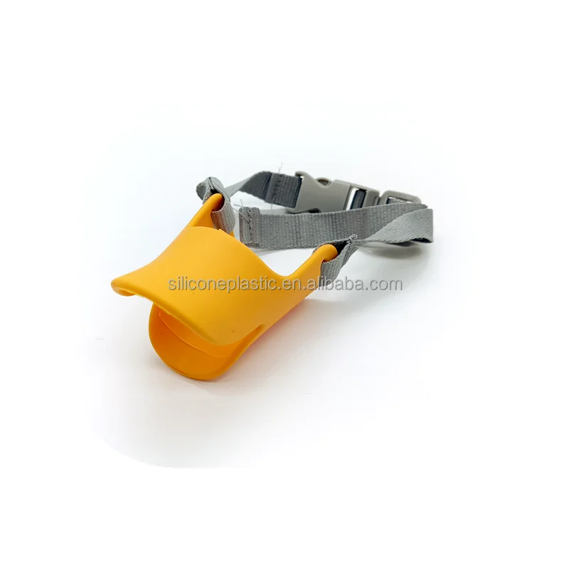 

China factory wholesale dog muzzle breathable custom dog duckbill muzzle, Customized color