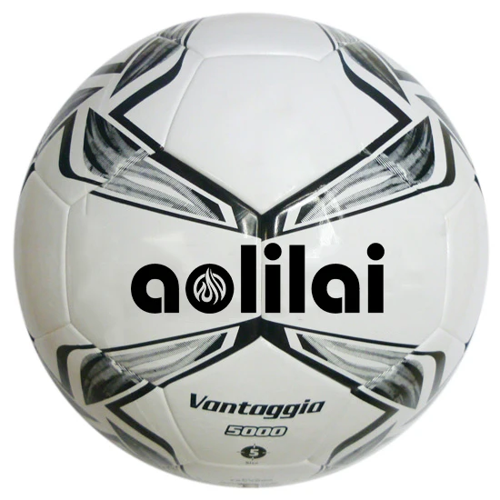 

Wholesale Futbol Topu Football Size 5 Competition Thermal Bonded Customize Logo F5V5000 Soccer Ball, Black gray white
