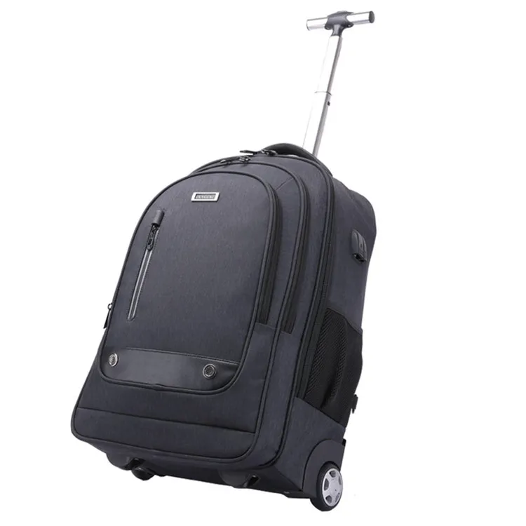 

American oem brand trolley backpack bag with wheels for trolley backpack bag, Customized color