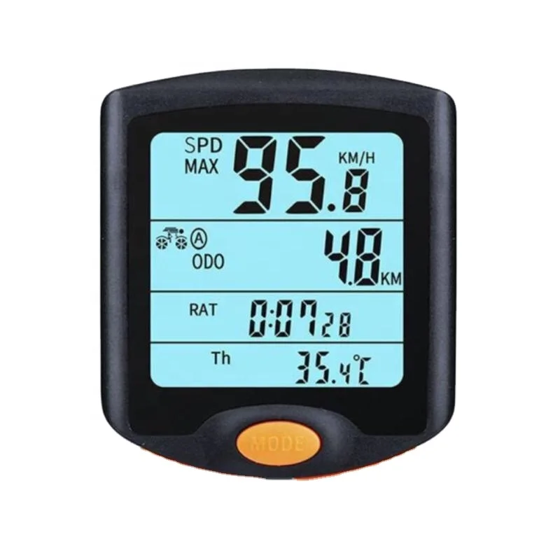 

best seller bike parts wireless bike computer exercise bicycle speed timeter, Black