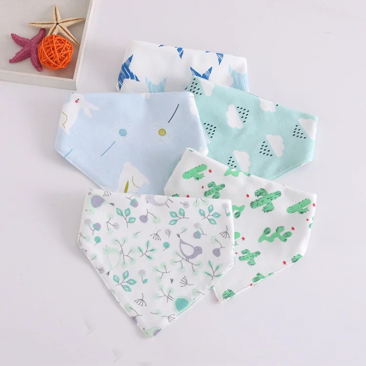 Wholesale Custom Printed Pet Dog Bandanas Soft Cotton Triangular Dog