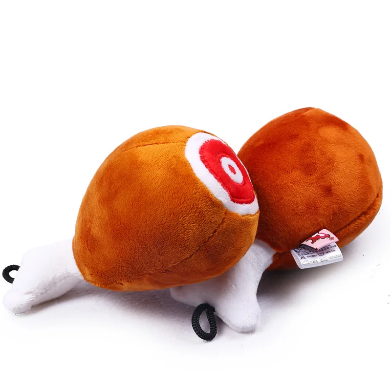 

Big Chicken Leg Bite Resistant Sounding Dog Plush Squeaky Toys Dog Chew Toys Aggressive Chewers Dog Chew Toy