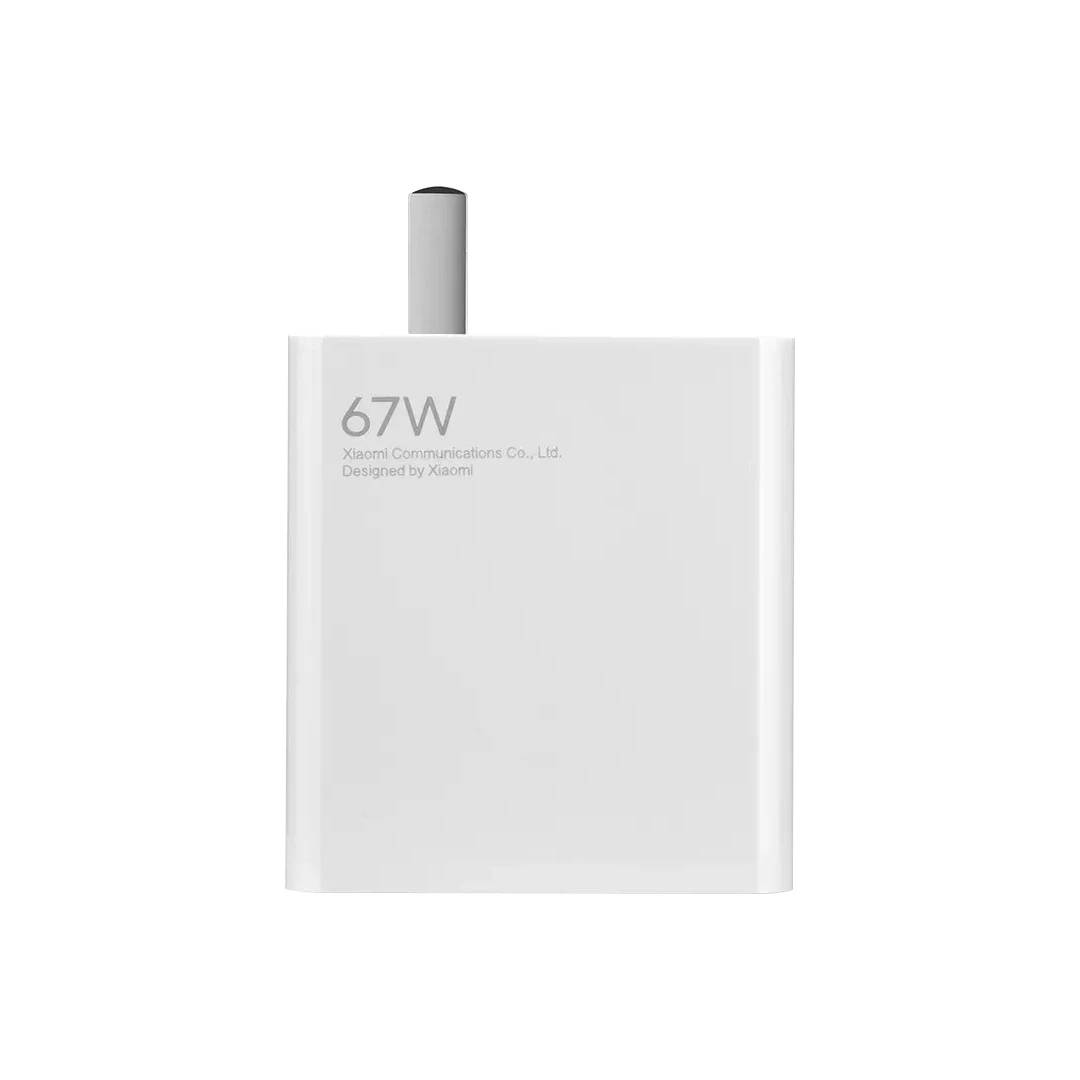 

Original Xiaomi US Plug 67W Quick Charging USB Port Charger with Type C Cable Wall Charger