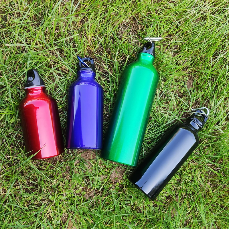 

Customized Food Grade Aluminum UV 3D 5D printing Sports Water Bottle Drinking Bottle Bpa Free, Silver/black etc, custom color