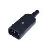 IEC 320 C14 power extension cords male rewireable connector plug