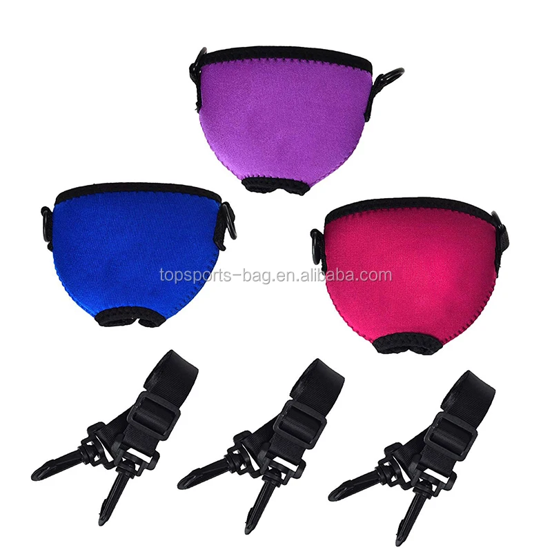 

Insulator Neoprene Red Wine Glasses Sleeve with Adjustable Necklace Strap for Wine Festival Party, Customized color