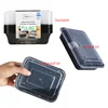 China biggest manufacturer custom rectangle takeaway food storage meal prep containers with lids