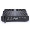 No noise computer host core i5 5200u dual display fanless server 300M wifi 12v power supply ubuntu mini pc