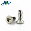 Countersunk head plastic forming cutting screw