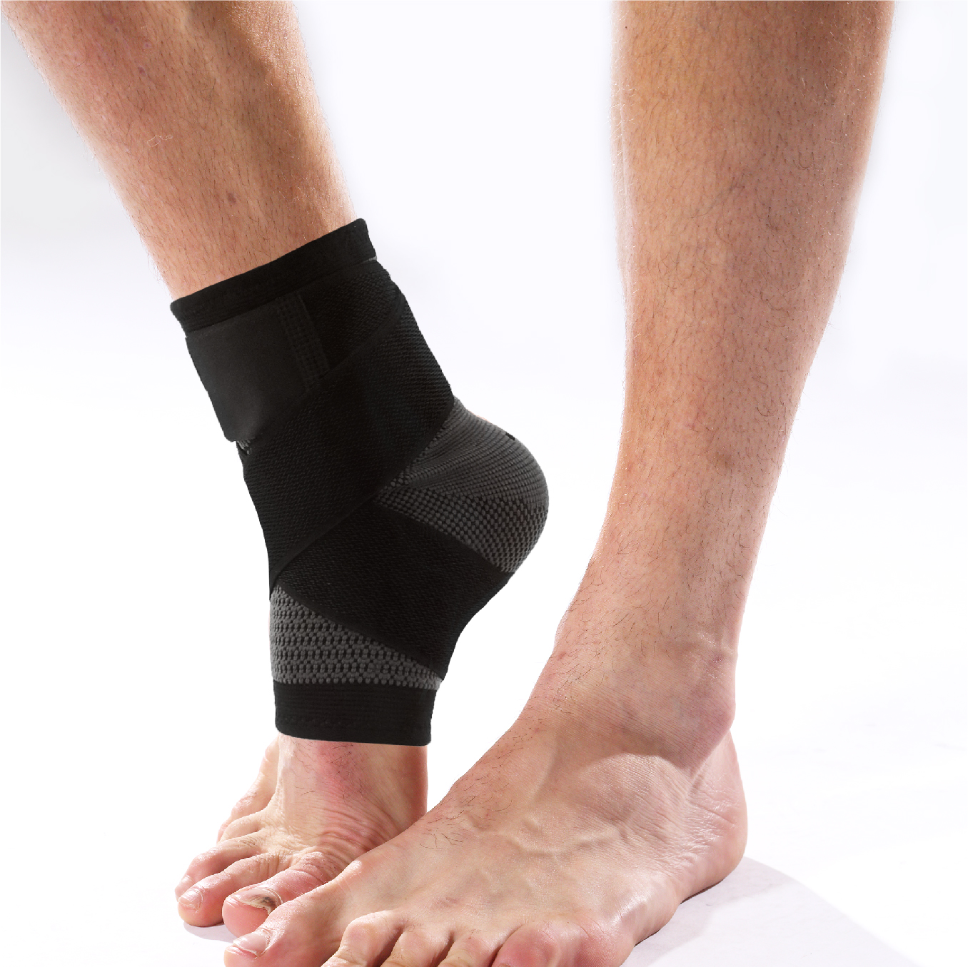 

Running Vollball Elastic Compression Support Sleeve Ankle Support Brace Adjustable Ankle Support