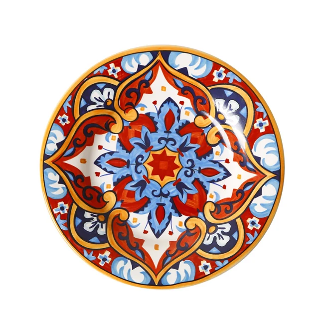 

antique hand painted ceramic porcelain decorative turkish plates