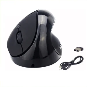 OEM special design Ergonomic Vertical 2.4G wireless optical mouse Rechargeable battery