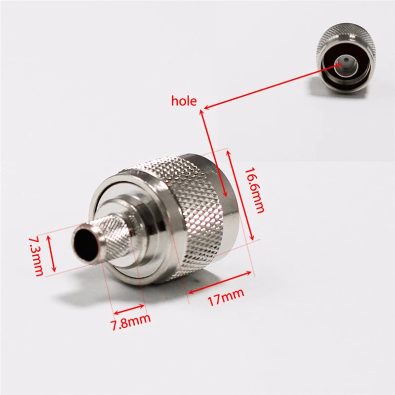 Rf Coax N Type Male Connector Rg142 Rg58 Dimensions For Antenna Buy