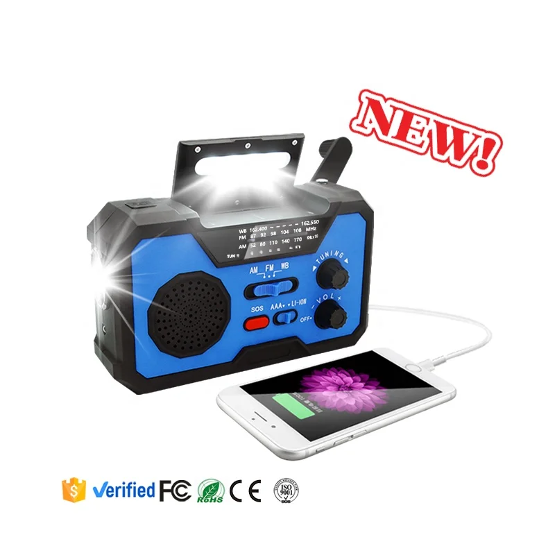 

Dropshipping products 2021 best sale portable am/fm/wb radio for cell phone charge solar hand crank dynamo radio, Customized