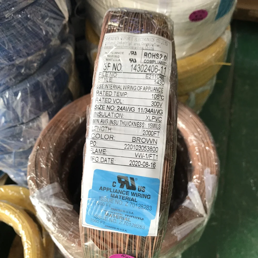 Ul1430 1630awg 105 Degrees 300v Xlpvc Electric Wire Buy Ul1430 16