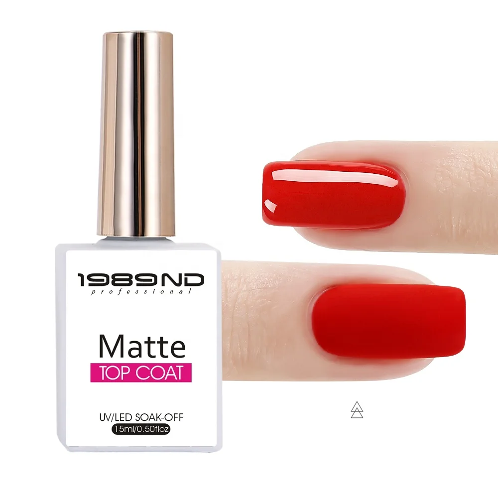 

Hot Sale Professional UV Curing Matte Velvet Top Coat Nail Gel Polish clear