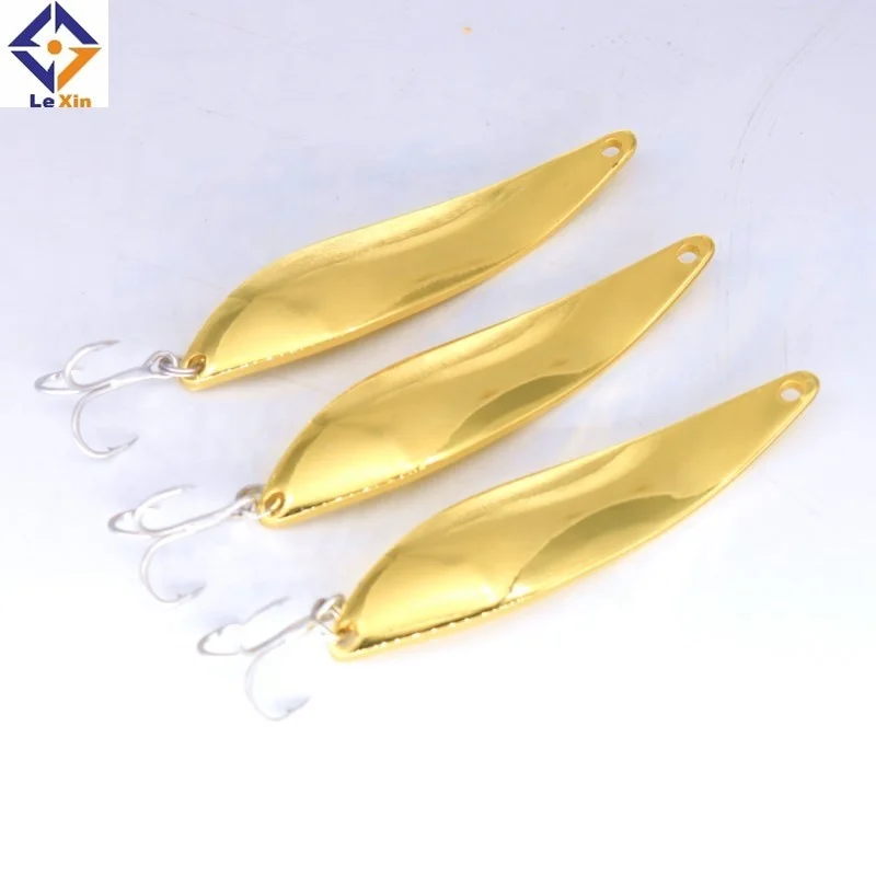 

Best Selling Hard Metal Spoon Fishing Lure Bait, Many colors