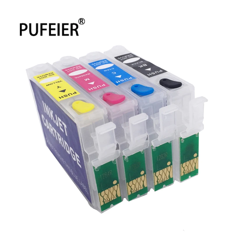 

T1351 T1332-T1334 Empty Refillable Ink Cartridge With Chip For Epson T25 TX125 TX133 TX135 Inkjet Printer Ink Cartridge