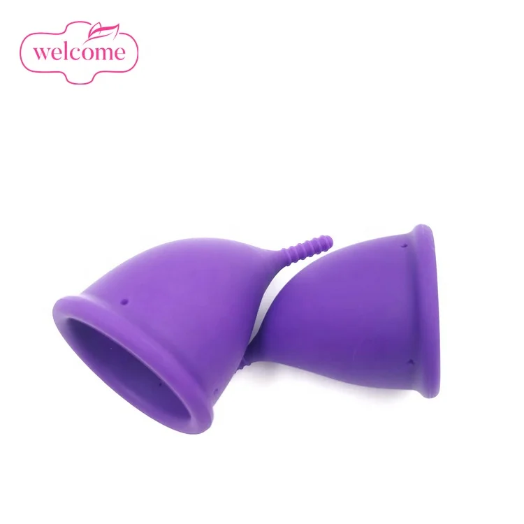 

Foldable Woman Panties Medical Science Silicon Packaging Menstrual Cup with Sterilizer for Sexy Hot Lingerie