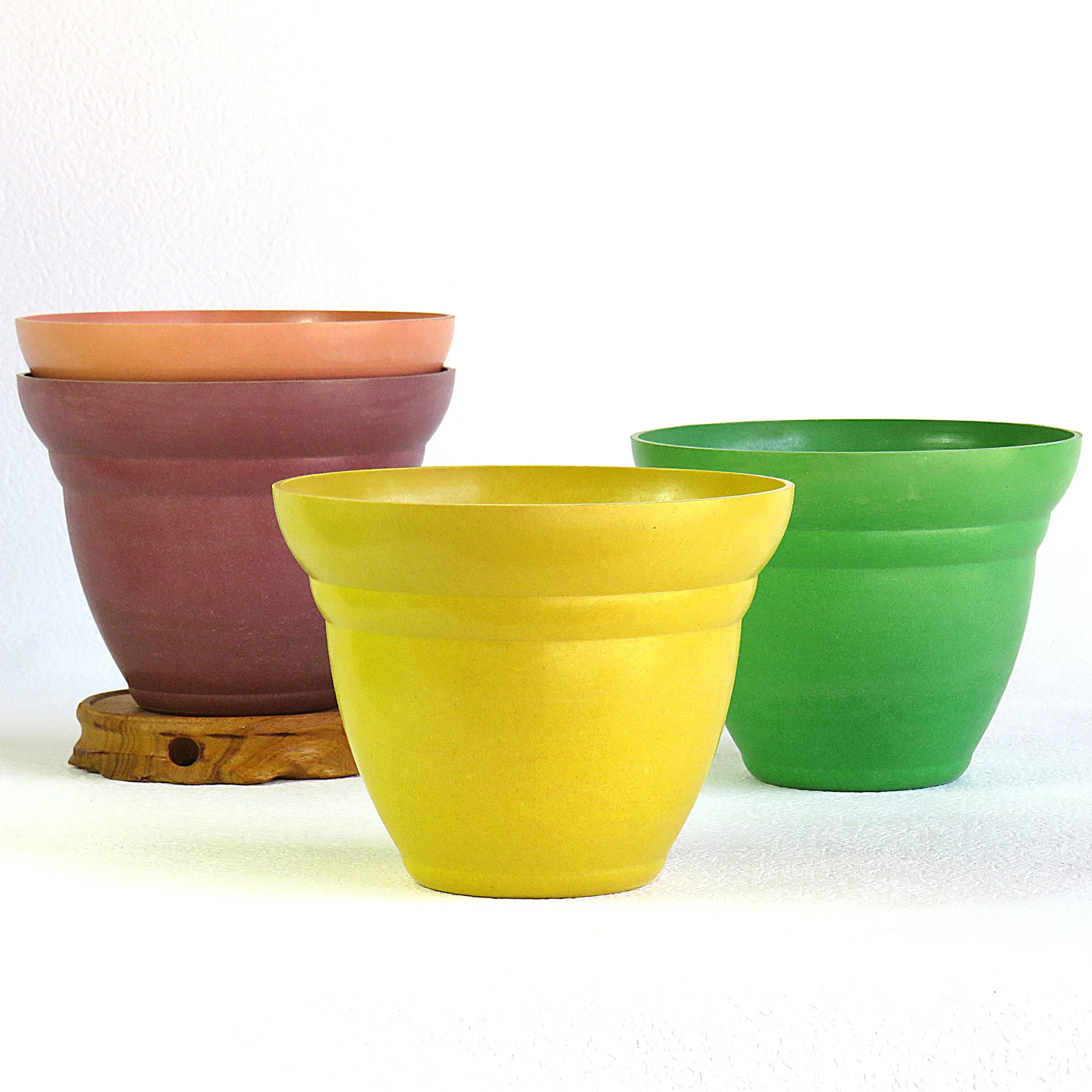 

Green radish pot plant fiber garden planting flowers thickened biodegradable flowerpot