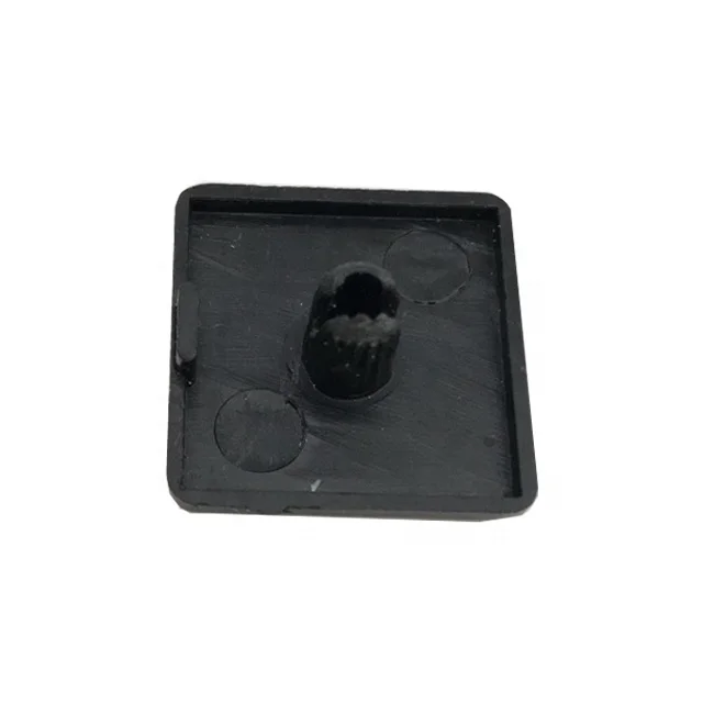 2020 Black Aluminum Profile with Slot 6 Nylon End Cap Sealing Cover Fastener