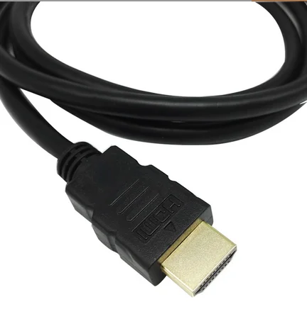 
Hot Selling 2160P high resolution black HDMI cable 4K 60HZ at 18gbps with high speed Ethernet for HDTV PS3/4 computer projector 