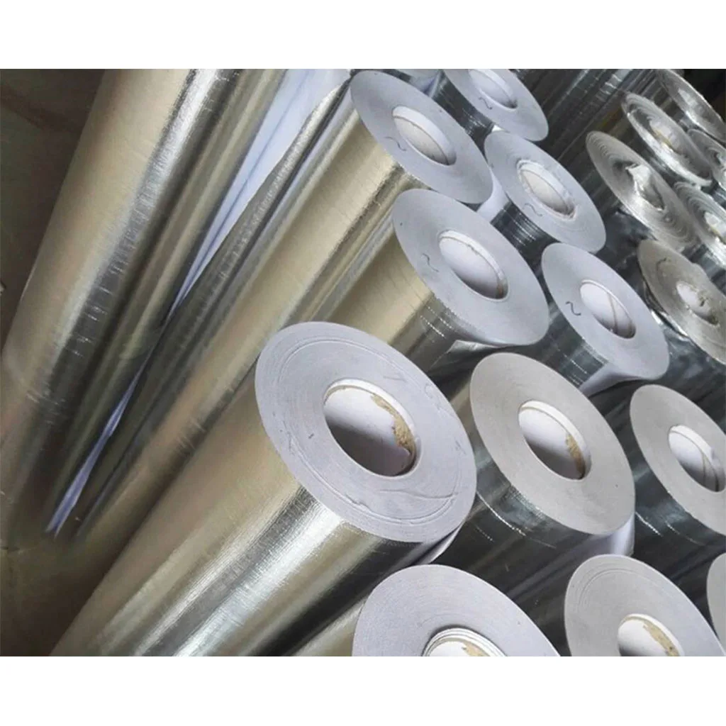 

Reflective Heat Aluminum foil fiberglass glass fabric insulation cloth