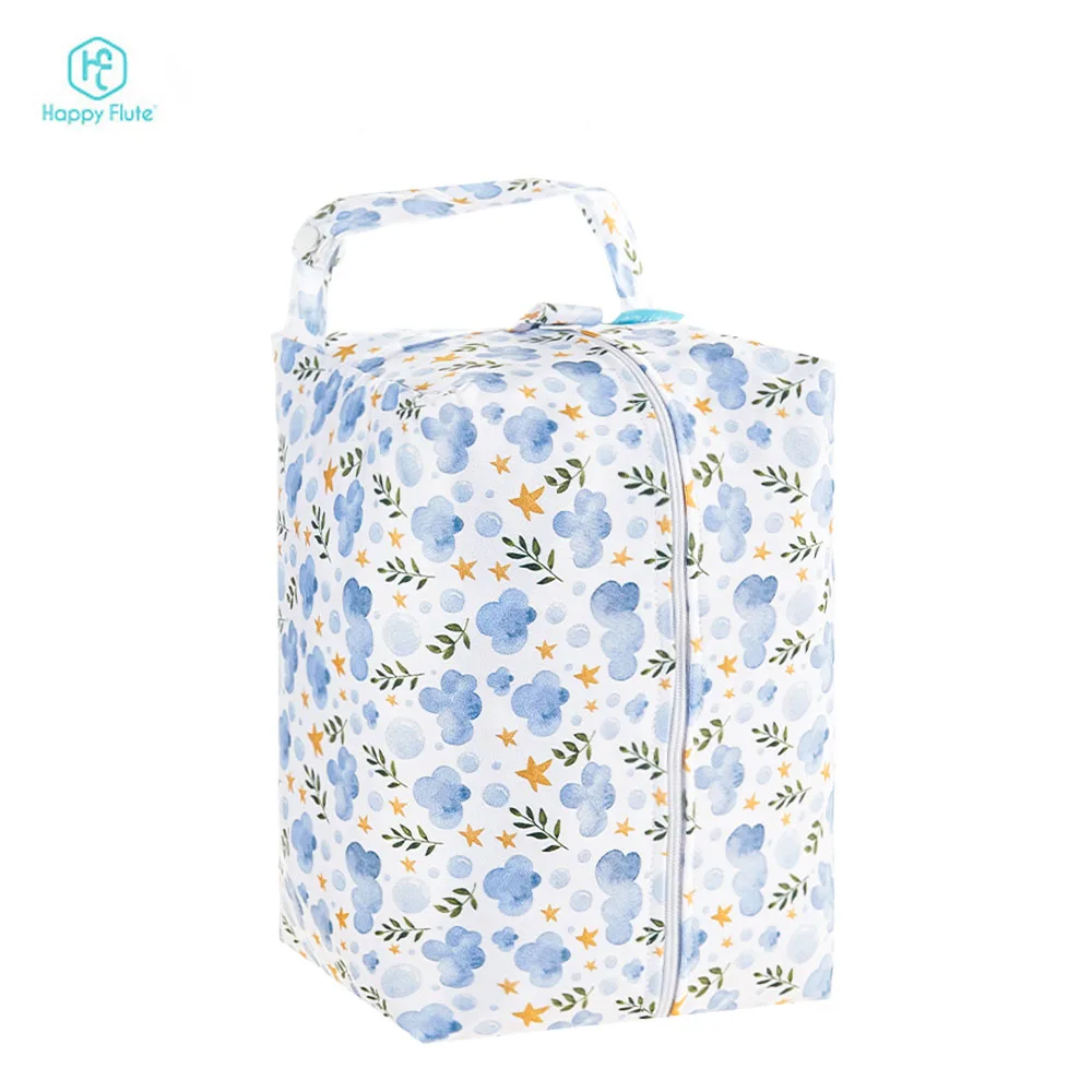

Happyflute New Arrival baby Diaper Pods Cloth Wet Bag Customized Mummy Baby Diaper Bag Shoe Bag, As showing/custom