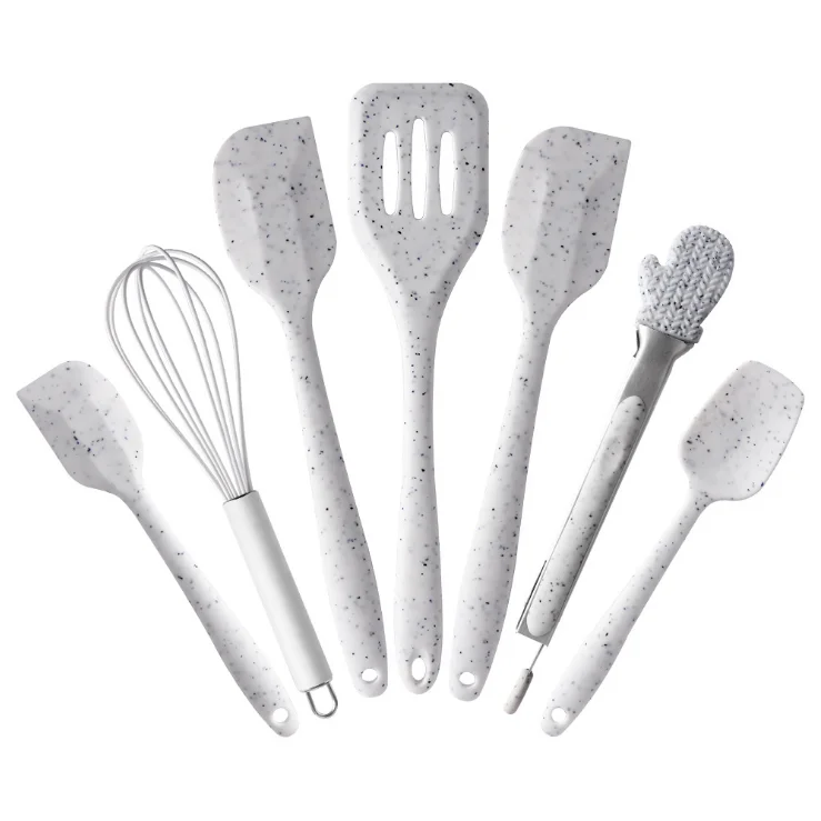 

Factory Customizable Christmas Style Silicone Kitchen Cooking Utensils Set, Customized