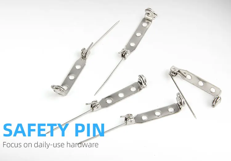 Custom Badge Accessory 20mm Name Tag Safety Pin Small Metal Adhesive Safety Pin Buy Metal