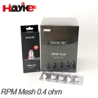 

Hayke Original Vape SMOK RPM Replacement Coil Head RPM Mesh 0.4ohm for RPM40 Kit