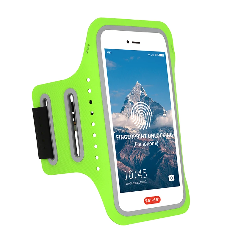

The latest design custom running mobile phone bag touch screen voltage armband, As picture