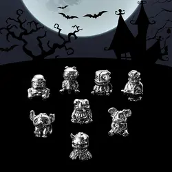 Real 925 sterling silver Gothic character cool cre
